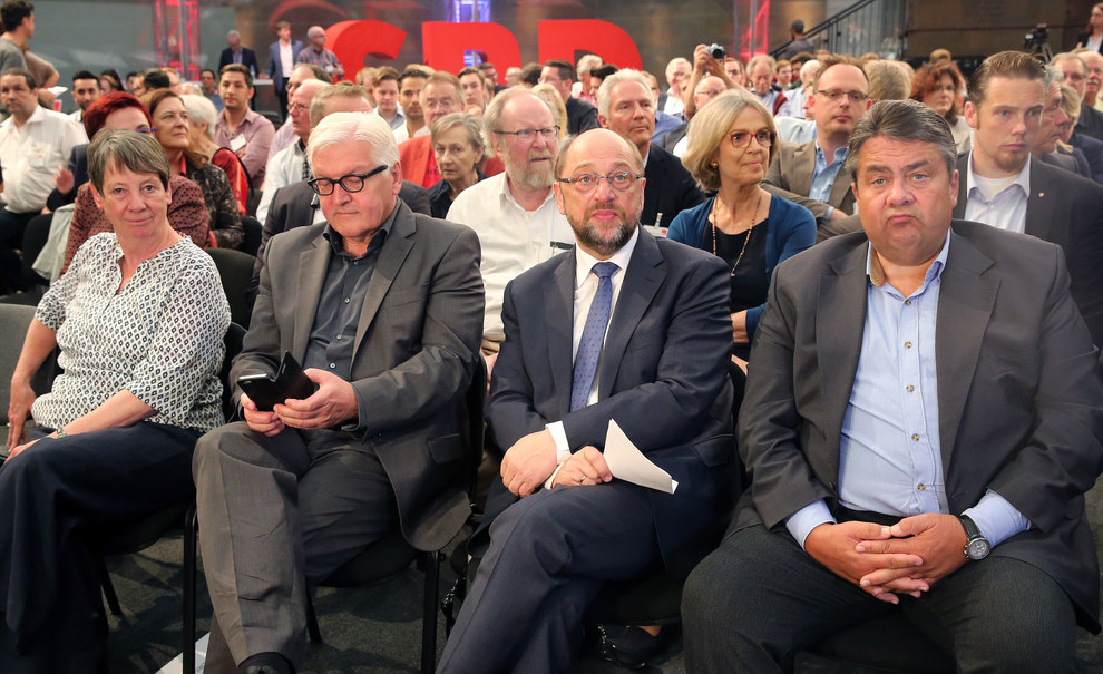 SPD-leider Sigmar Gabriel trekt zich terug ten gunste van Martin Schulz