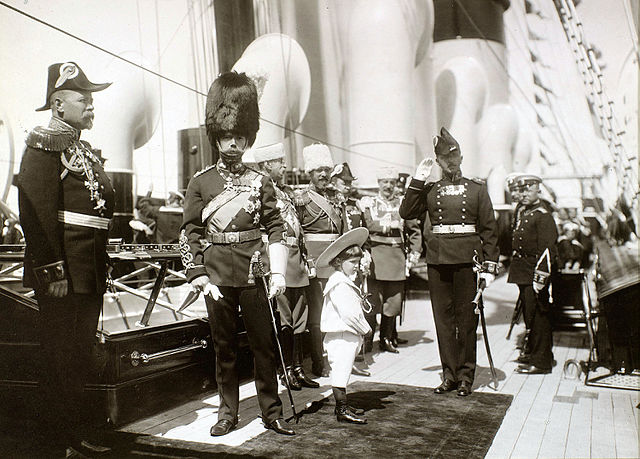 De heilige Nicolaas II in de Hermitage